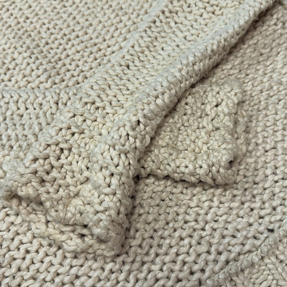 FREE PEOPLE Oversized Cable Knit Sweater Mock Turtleneck - Picture 9 of 9